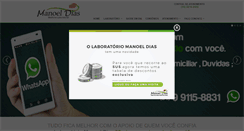 Desktop Screenshot of manoeldias.com.br